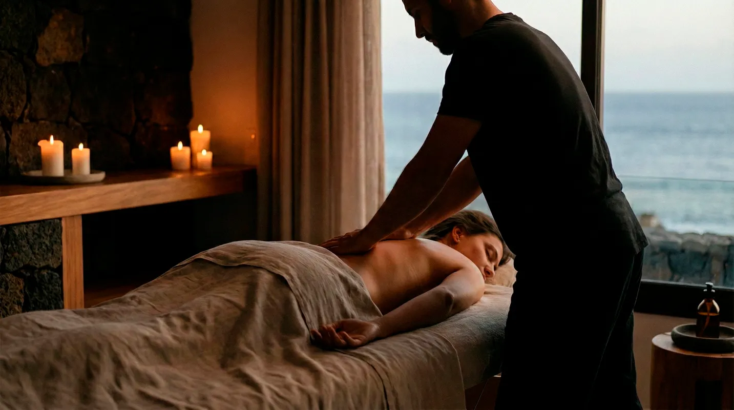 Captura de la web de Masajes Lanzarote - Caso de éxito Ad2Place