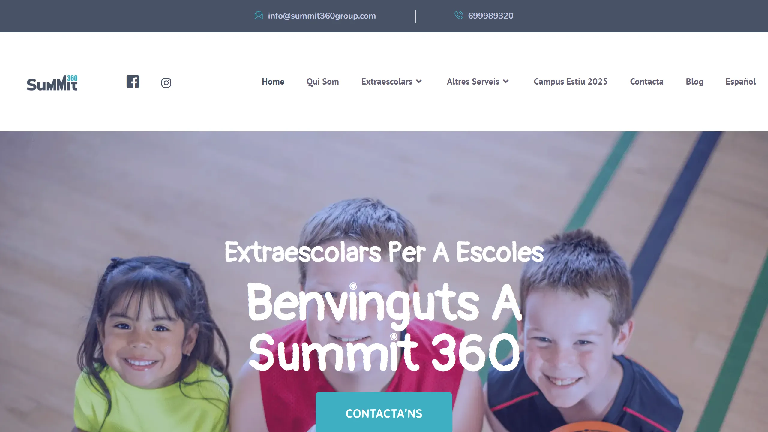 Captura del web de Summit 360 Group - Cas d'èxit Ad2Place